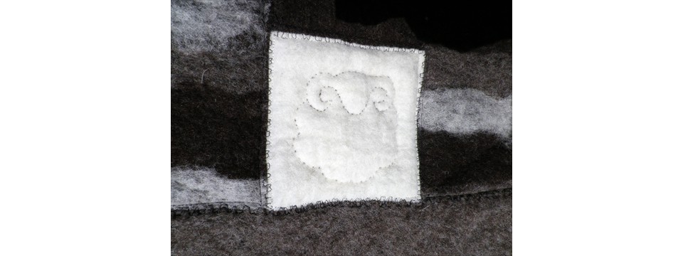 Detail of sheep motif